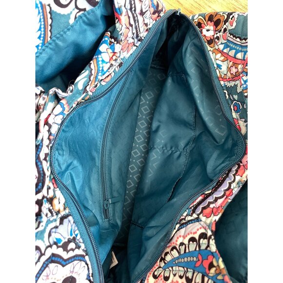 Vera Bradley Haymarket Paisley Jewel Triple Compartment Shoulder Bag - Picture 8 of 8